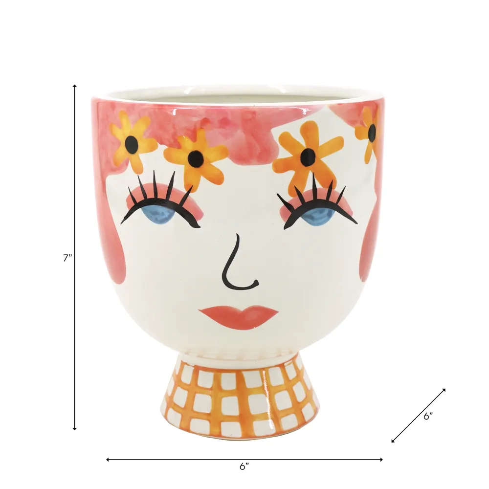 GARSONHOLM PINK PLANTER 7 (IN)