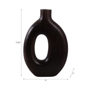GRIFFINMOOR BROWN VASE 14 (IN) 9