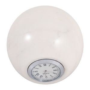 RUEWOOD WHITE CLOCK 6 (IN) 8