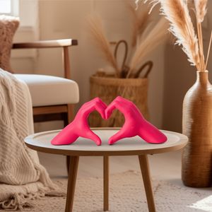 15" HEART HANDS, PINK 2