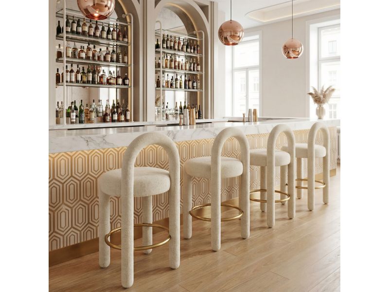 Curco Counter Stool Beige 10