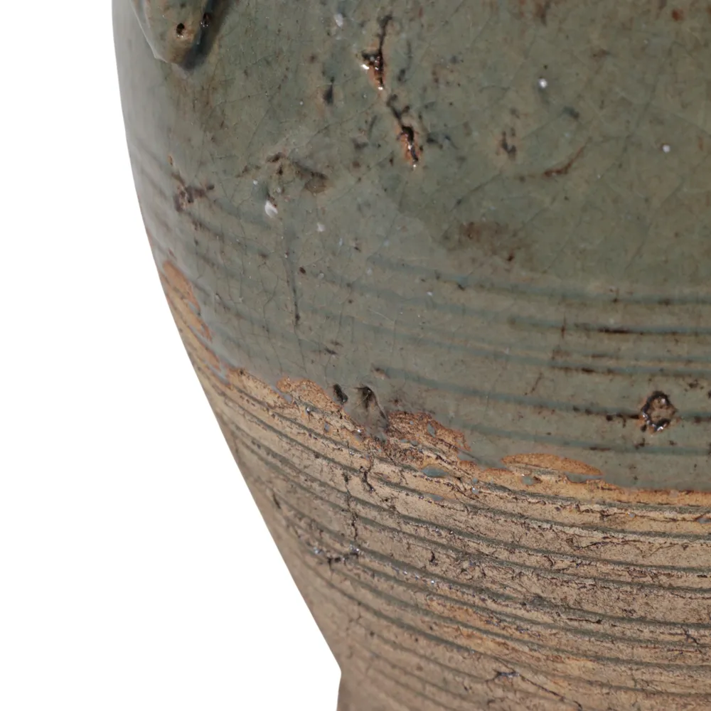 COHENWAY GREEN VASE 10 (IN)