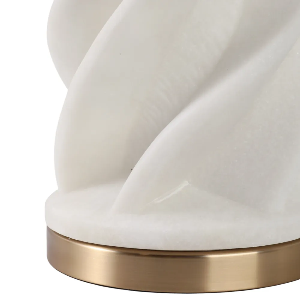 HAYFIELDMORE WHITE LAMP 30 (IN)