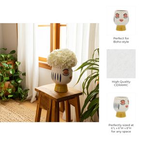 ROSSLAND IVORY PLANTER 8 (IN) 10