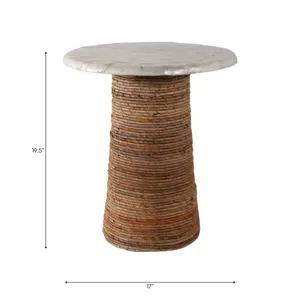 BRYNGATE IVORY TABLE 20 (IN) 8