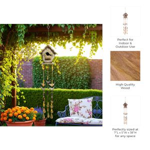 SAMSONWIND BROWN WIND CHIME 38 (IN) 10