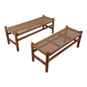 RAMONATON SET OF 2 TAN BENCHES 18 (IN) 1