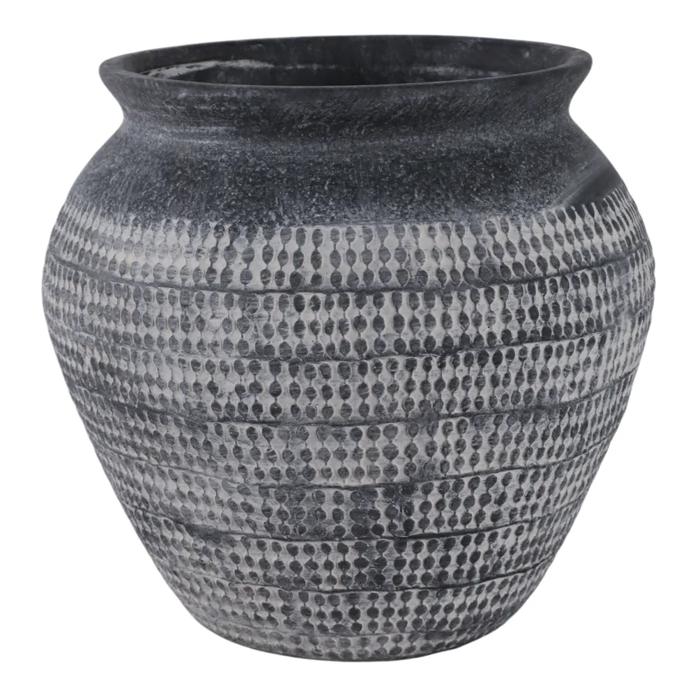 HARKENDALE BLACK VASE 9 (IN)