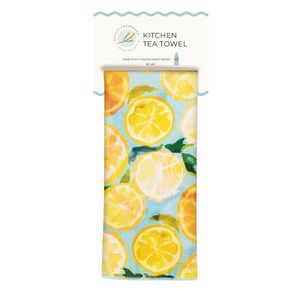 Lemon Slices Eco Kitchen Tea Towel 5
