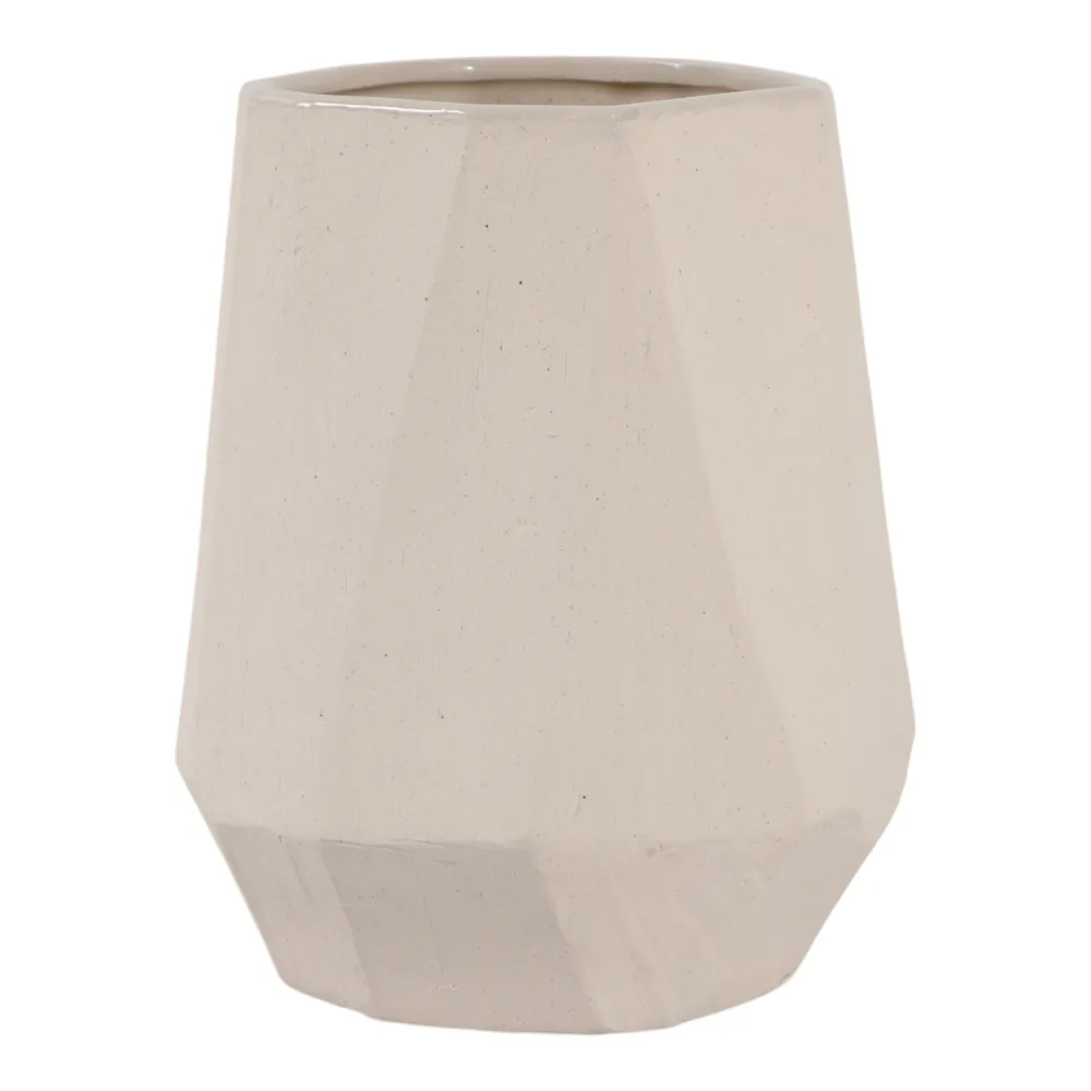 ENOCHWICK WHITE VASE 9 (IN)