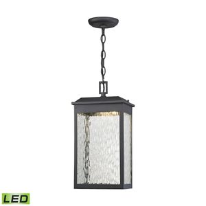 Newcastle 8'' Wide 1-Light Outdoor Pendant - Textured Matte Black 1