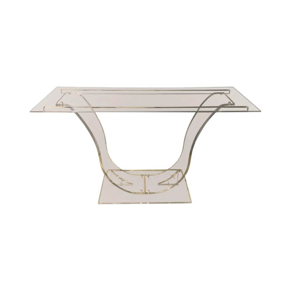 47" DORSEY ACRYLIC CONSOLE TABLE