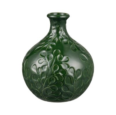 Broome Vase - Medium Dark Green