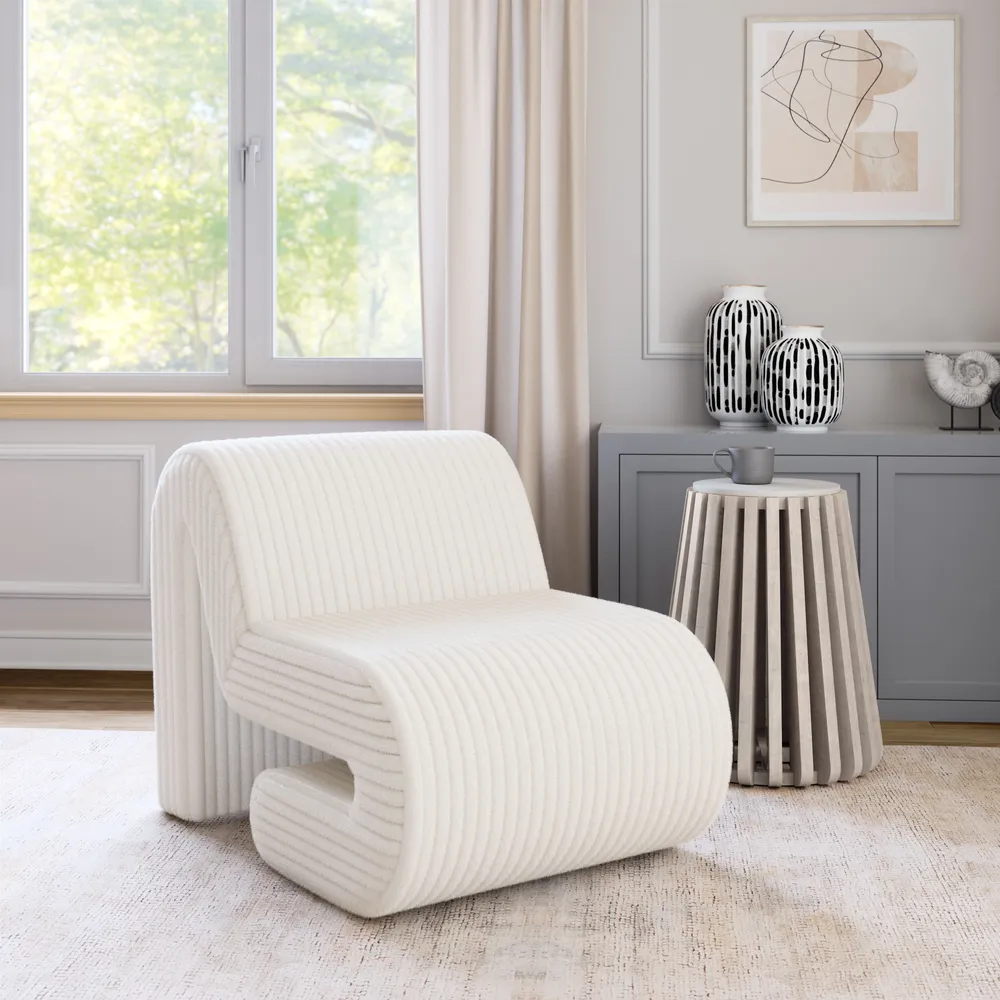 Opam Accent Chair White
