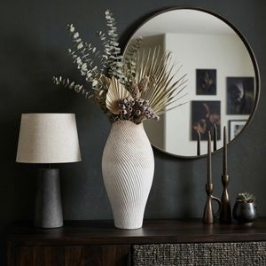 DENNINGLAND WHITE VASE 26 (IN) 13