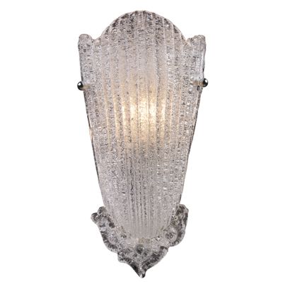 Providence 16″ High 1-Light Sconce - Antique Silver Leaf