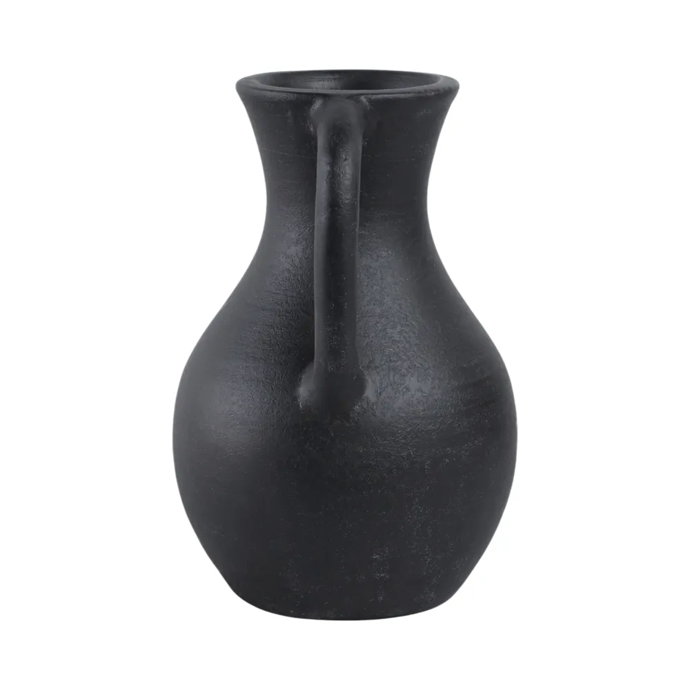 SHERMANCLIFF BLACK VASE 12 (IN)