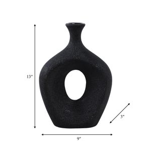HARDENCLIFF BLACK VASE 13 (IN) 8