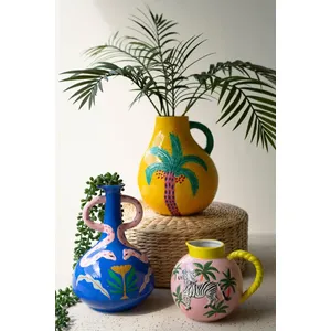 Funky Ceramic Palm Tree Vase 5