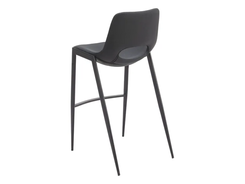 Desi Armless Barstool Black 6