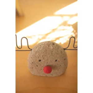 River Rock and Wire Reindeer 3