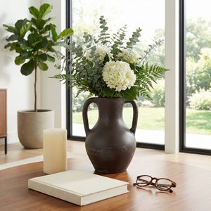 SHERMANCLIFF BROWN VASE 12 (IN) 11