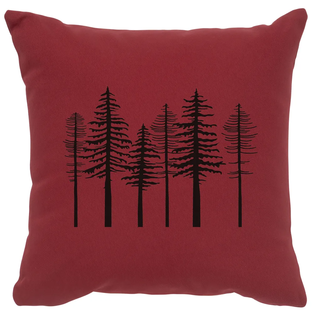 Image Pillow - Trees - Cotton Brick