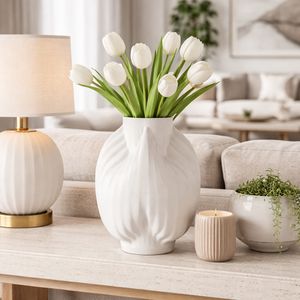 ZANECREST IVORY VASE 13 (IN) 2