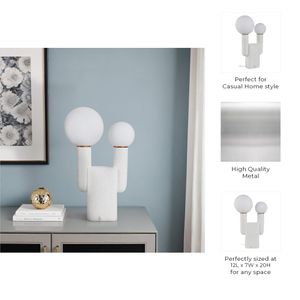 HOBARTVIEW WHITE LAMP 20 (IN) 9