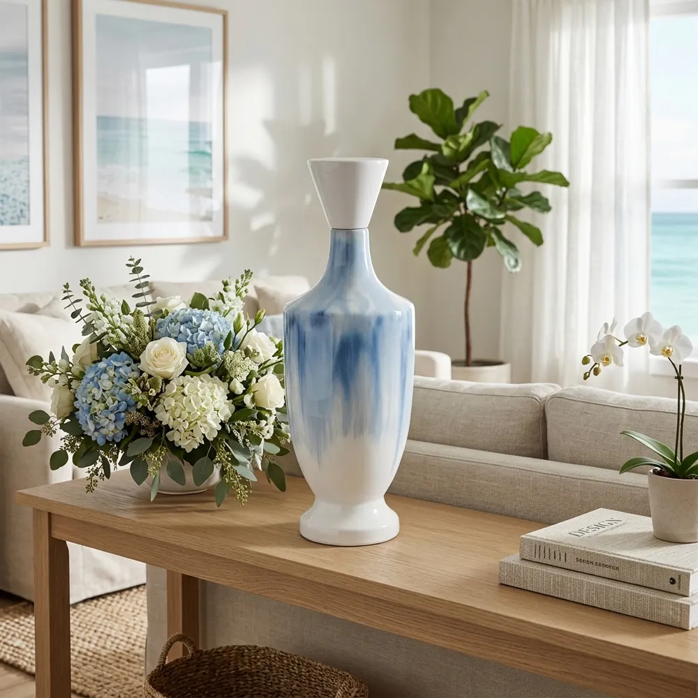 HEATHMORE BLUE JAR 16 (IN)