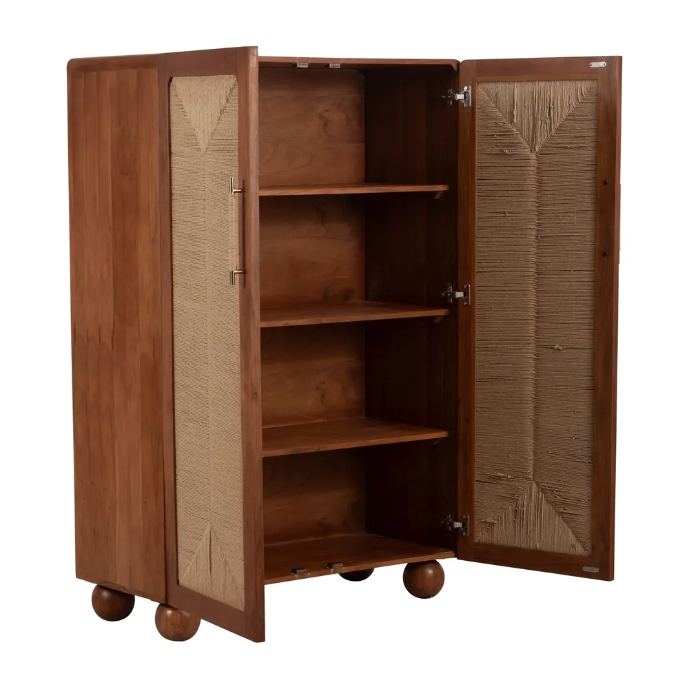 RAYMONDCROSS BROWN ARMOIRE 60 (IN)