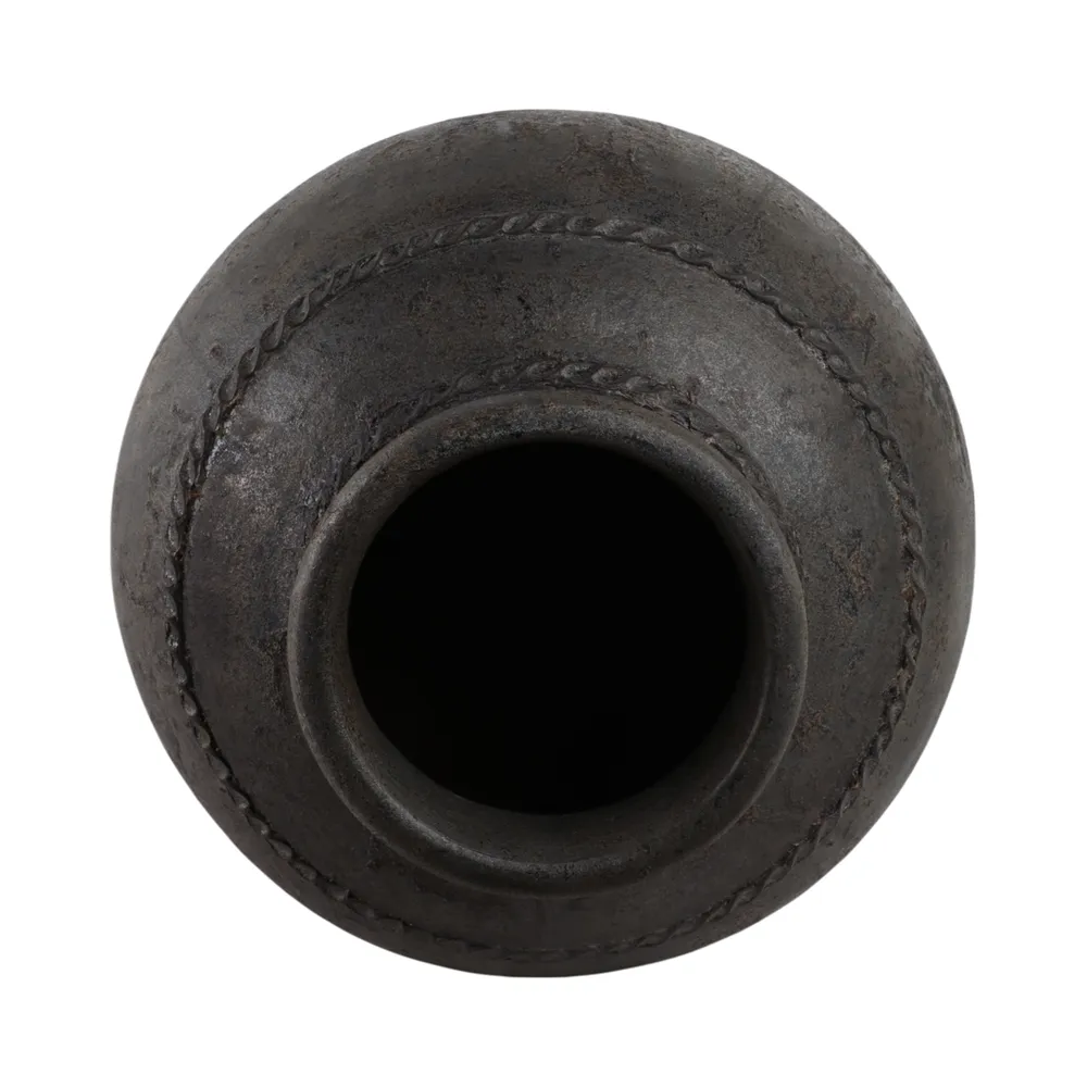 GRAYDONBEACH BLACK VASE 30 (IN)