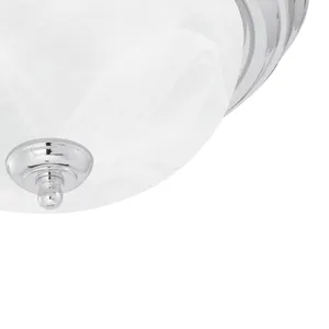 Harmony 16'' Wide 3-Light Flush Mount - Brushed Nickel 4