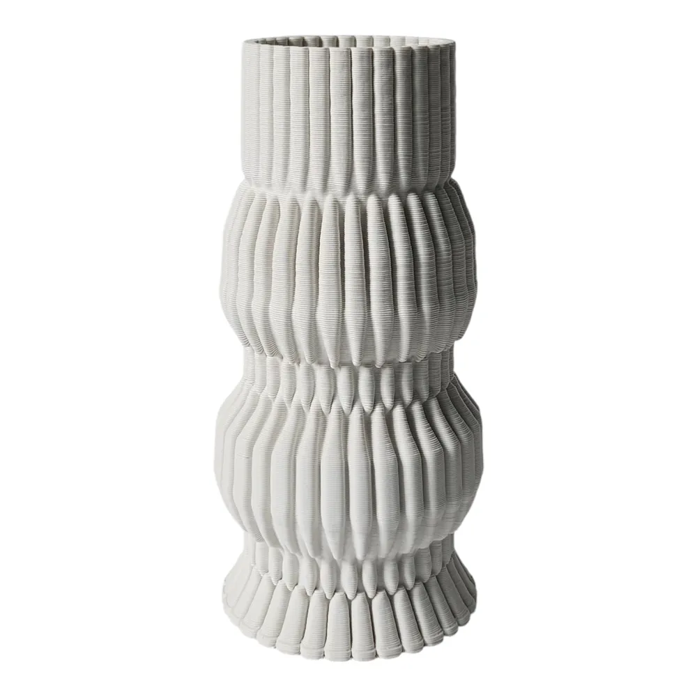 CALTONPORT WHITE VASE 11 (IN)