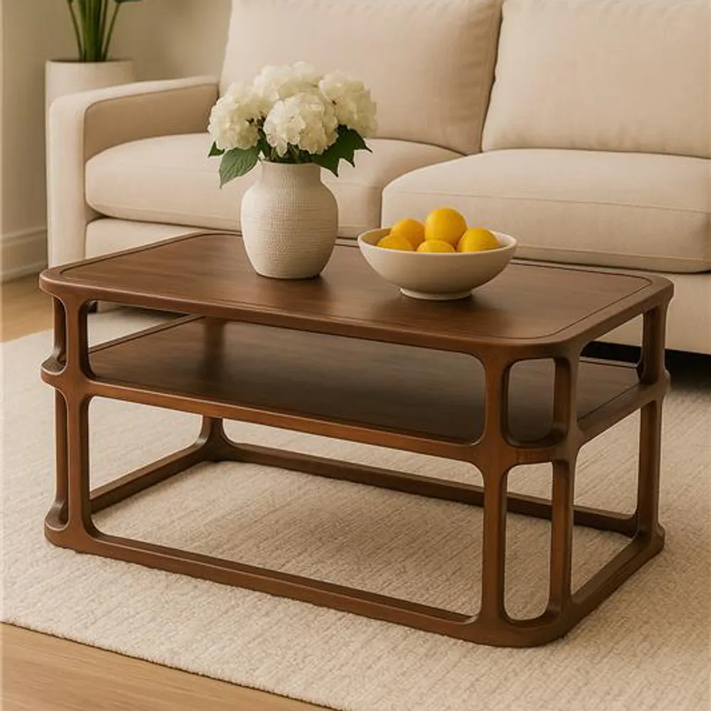 BELDENHAVEN BROWN COFFEE TABLE 18 (IN)