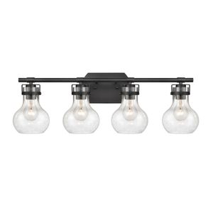Salamanca 29'' Wide 4-Light Vanity Light - Matte Black 1