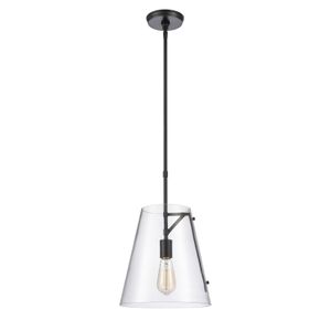 Trustle 11'' Wide 1-Light Mini Pendant - Matte Black 2