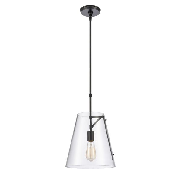 Trustle 11'' Wide 1-Light Mini Pendant - Matte Black