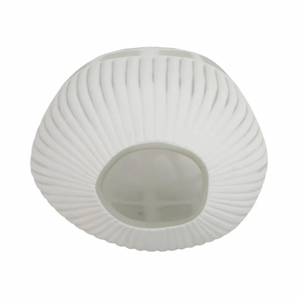 WOODSONWORTH WHITE GLASS VASE 16 (IN)