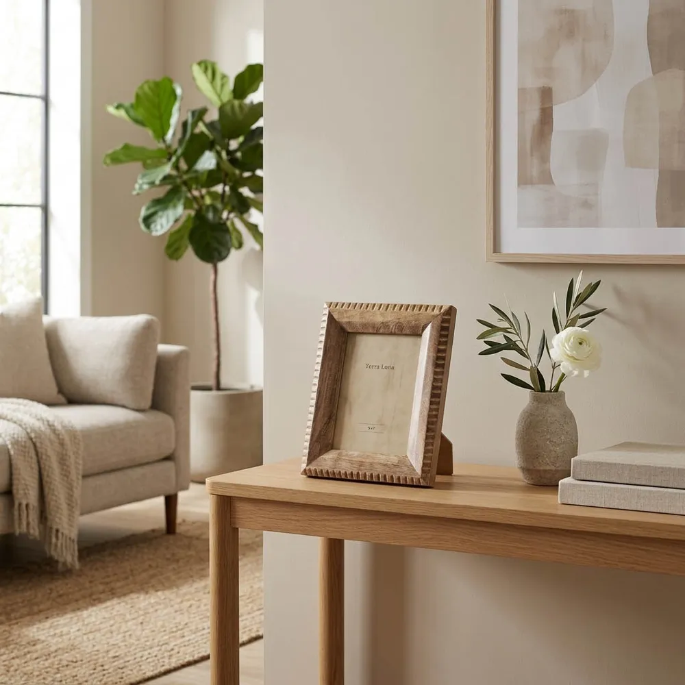 PEARLHOLM TAN FRAME 9 (IN)