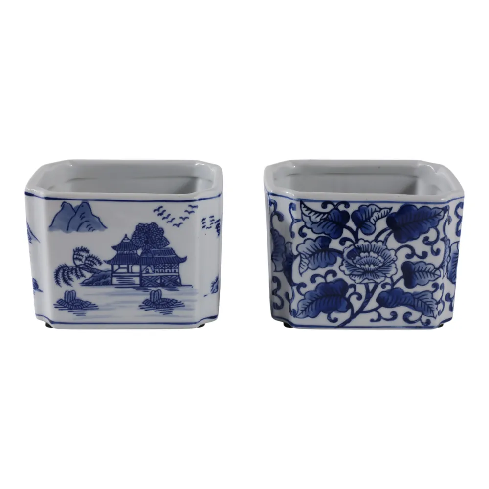 GAINESDALE SET OF 2 BLUE PENCIL CUP 4 (IN)