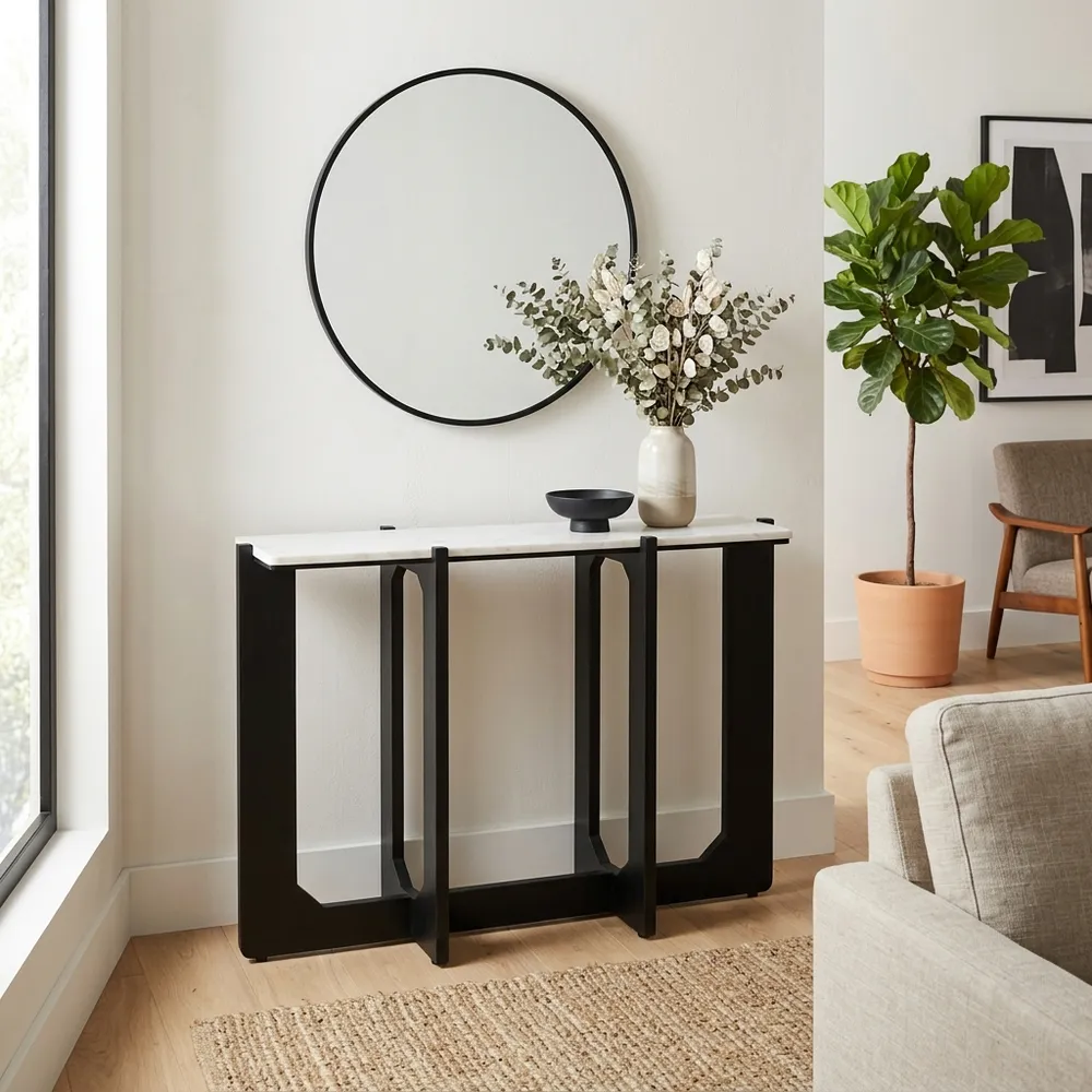 GARRETTOAK WHITE CONSOLE 42 (IN)