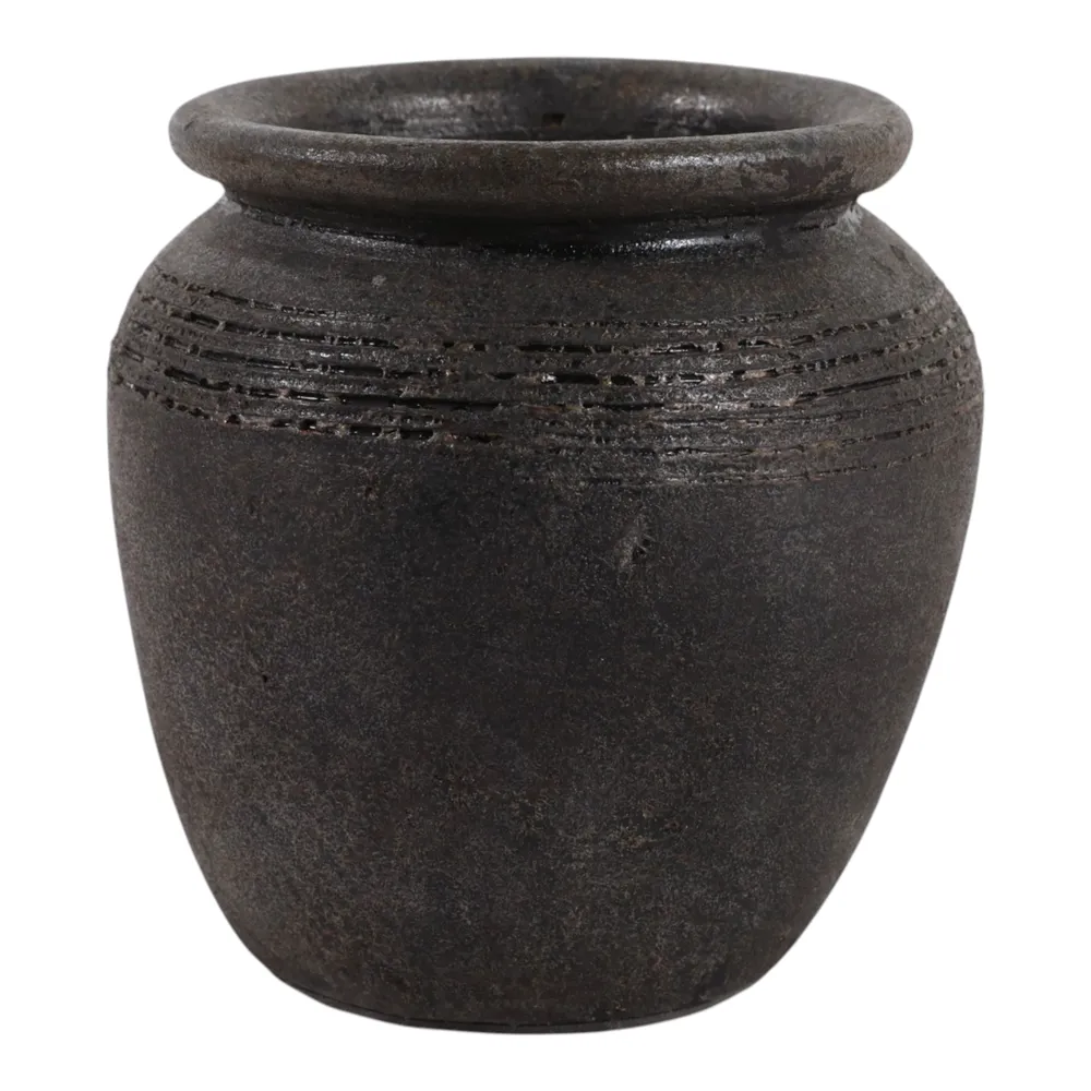 GRIFFINLAND BLACK VASE 6 (IN)