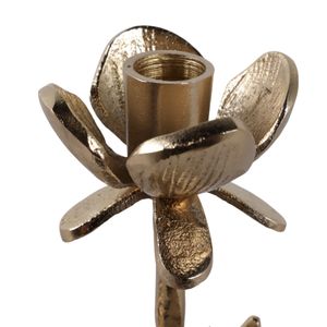 CALOAK GOLD CANDLE HOLDER 10 (IN) 7