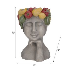 ARLOWLAND GRAY PLANTER 18 (IN) 9