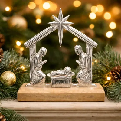 Nickel Nativity 8x6in