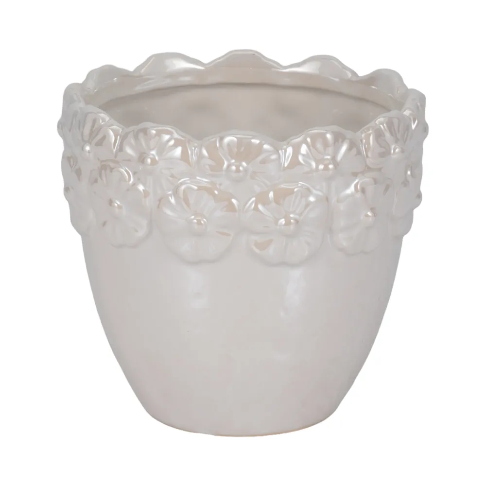 SLATERGATE IVORY PLANTER 6 (IN)