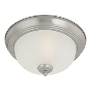 Harmony 12'' Wide 1-Light Flush Mount - Brushed Nickel 1