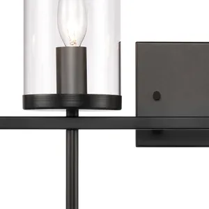 Oakland 32.5'' Wide 4-Light Vanity Light - Black 4