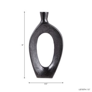 ALBAFORD BLACK VASE 8 (IN) 10